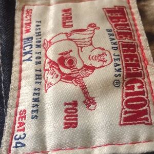 Size 34 authentic true religion jeans